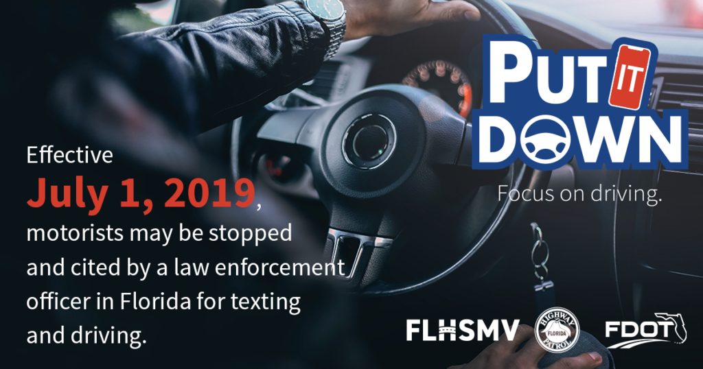 FDOT Put It Down Texting Driving Carlos Gonzalez Law